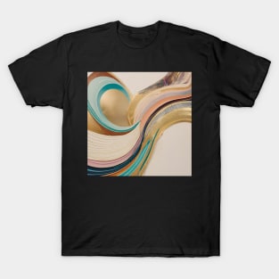 Abstract retro waves T-Shirt